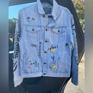 Brooklyn Cloth Women Blue Jeans Jacket Size M